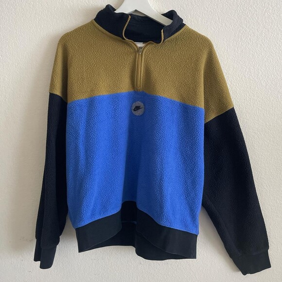 Nike Tops - Nike Fleece Quarter Zip Sweatshirt B 65 E